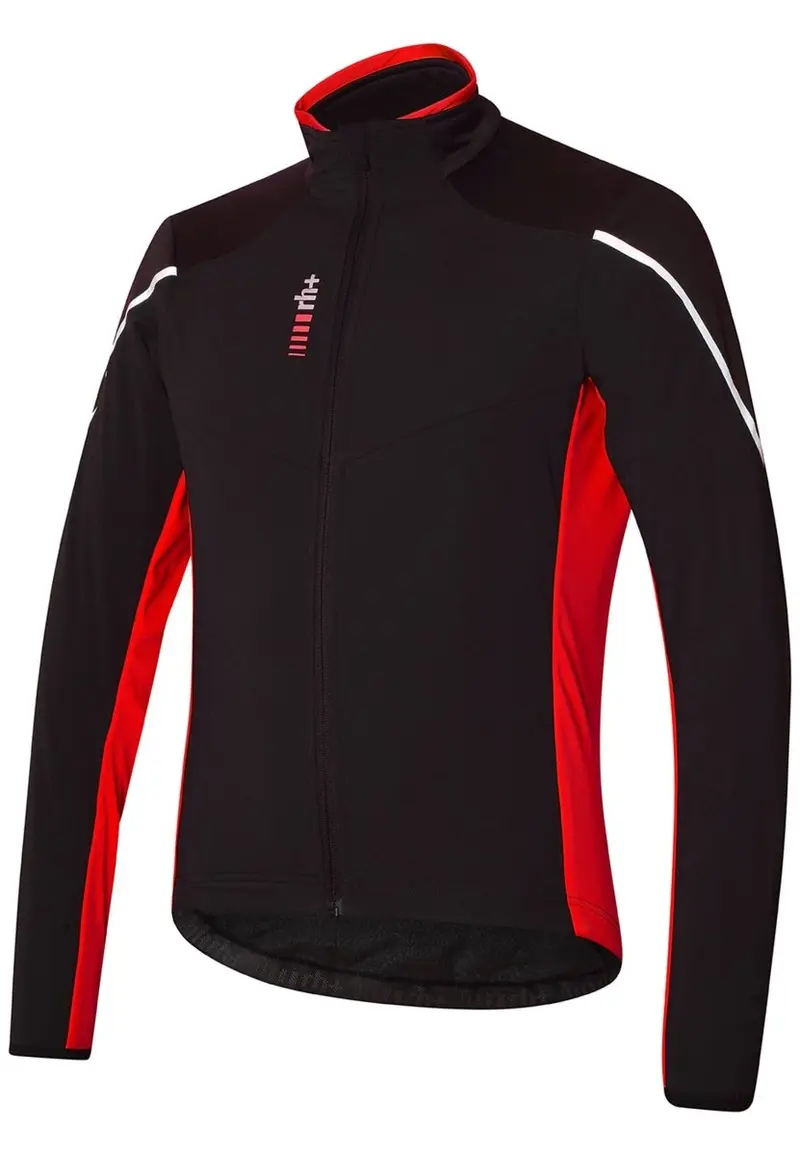 Alpha Padded Jakt Radjacke Herren - black/red code
