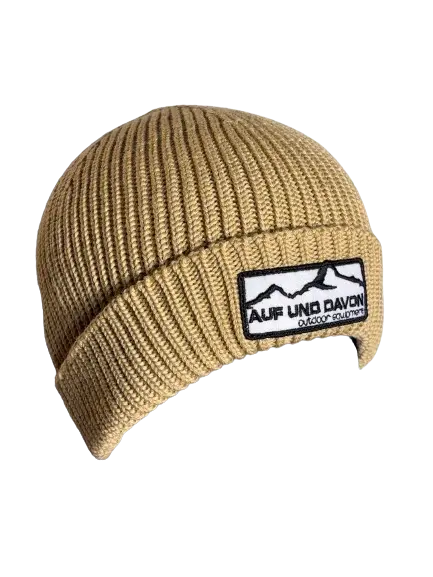 Auf und Davon Strickmütze - Beige
