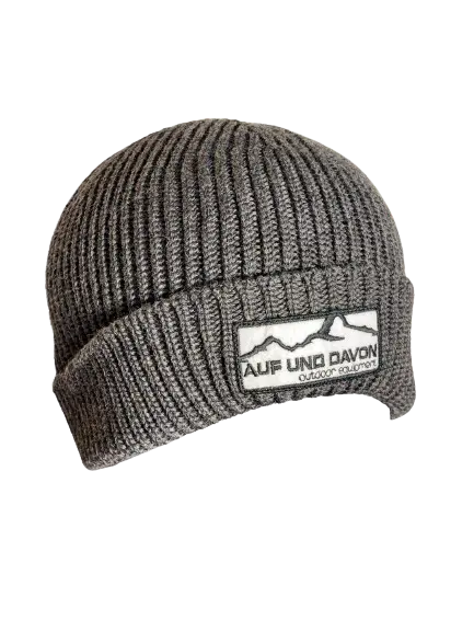 Auf und Davon Strickmütze - Graphite