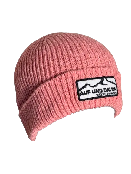 Auf und Davon Strickmütze - Rosa