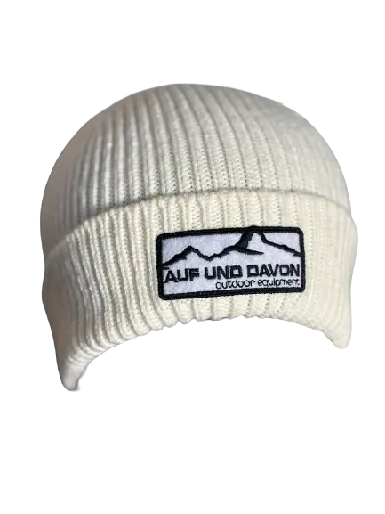 Auf und Davon Strickmütze - Weiß