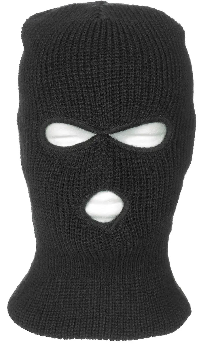 Balaclava, 3-Loch, Polyacryl