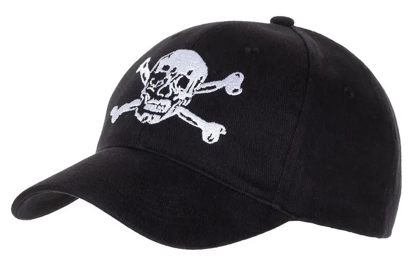 BB Cap, flach, "Totenkopf"