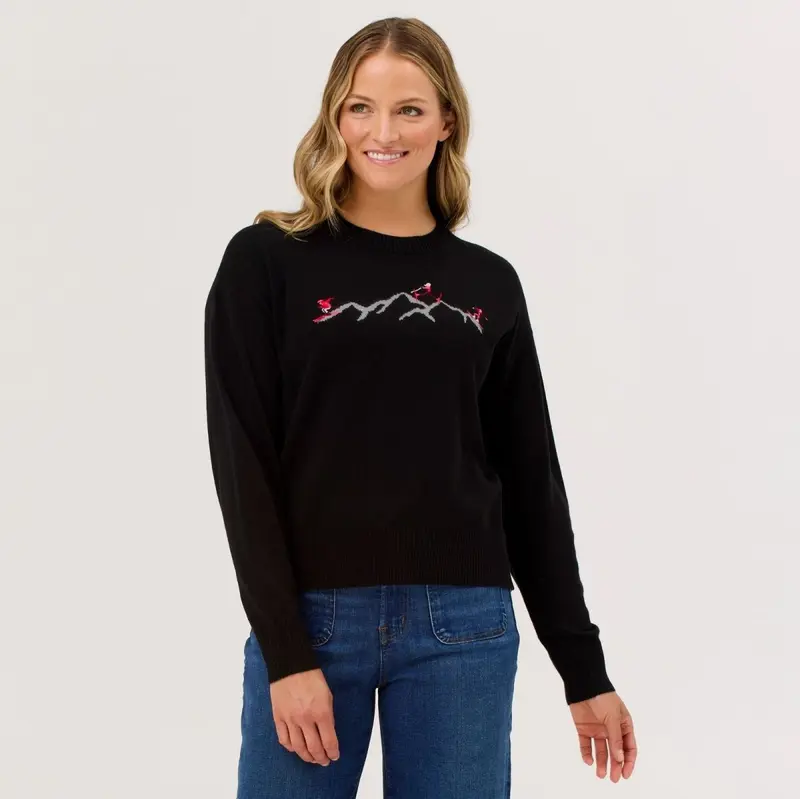 Bernina Sweater Strickpullover Damen - black