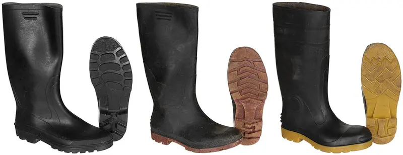 BW Gummistiefel, gebr., Modelle sortiert