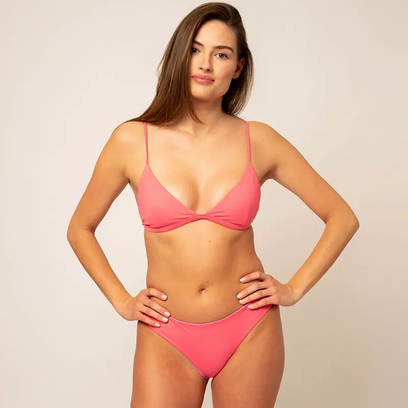 Capri Triangle Top - pink