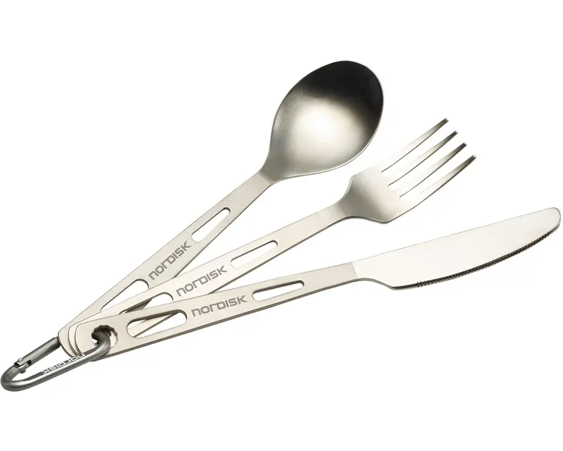 Cutlery (3 pcs) - Titanium | Matt Silver