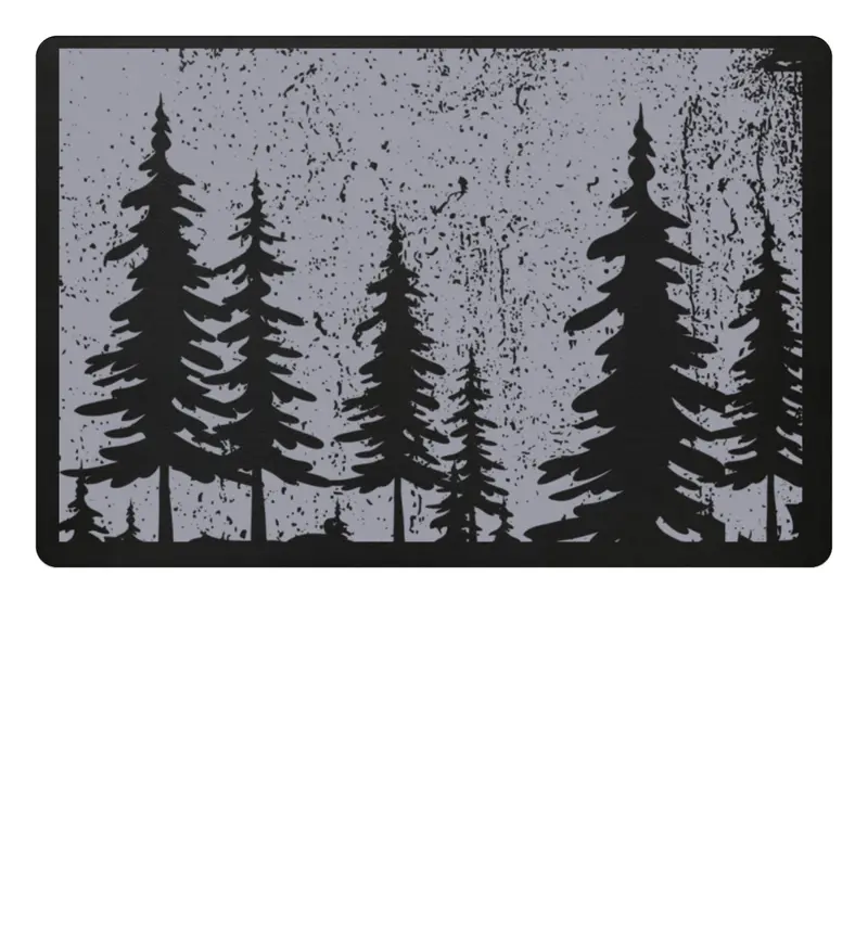 Ein Wald  - Fußmatte