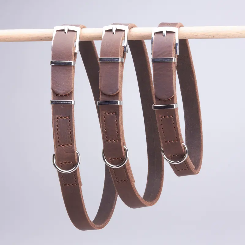 Fettleder Halsband Jagd
