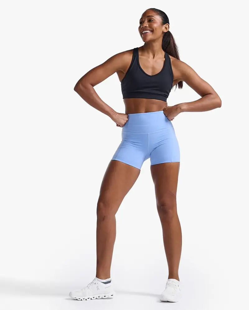 Form Stash Hi-Rise Compression Tights Damen - hydrangea/hydrangea