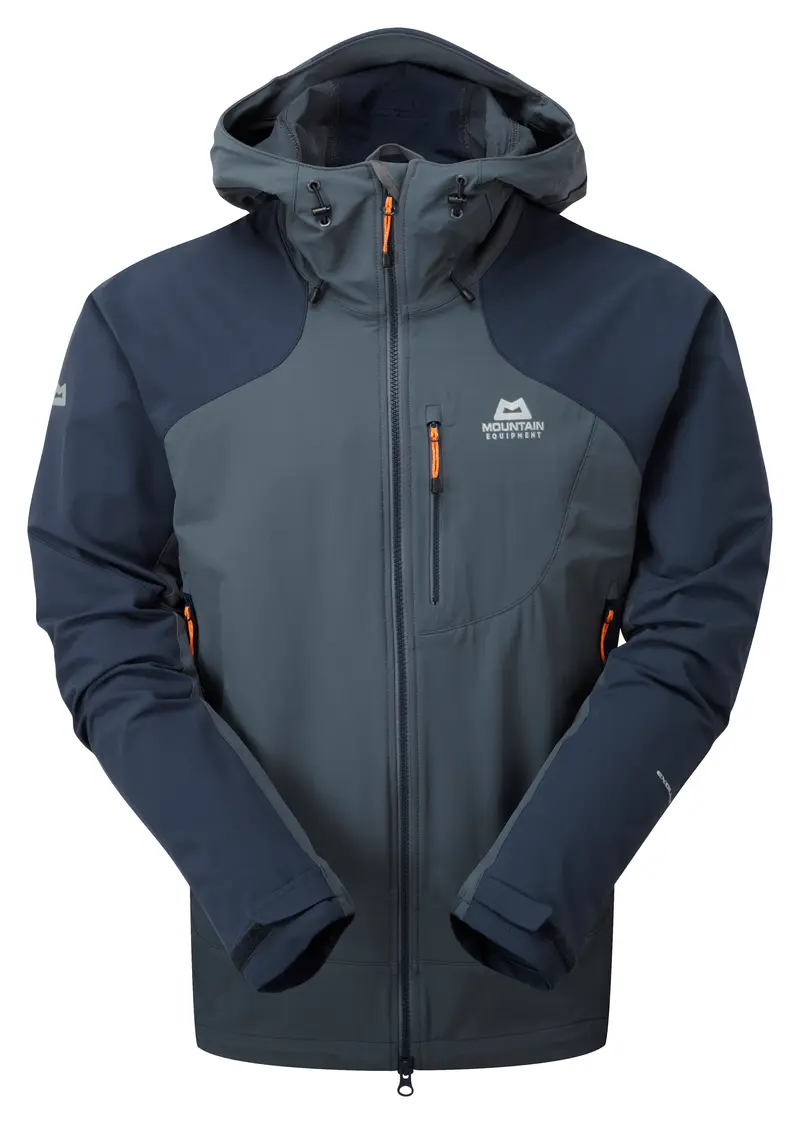 Frontier Hooded Jacket, ombre blue/cosmos, Softshelljacke