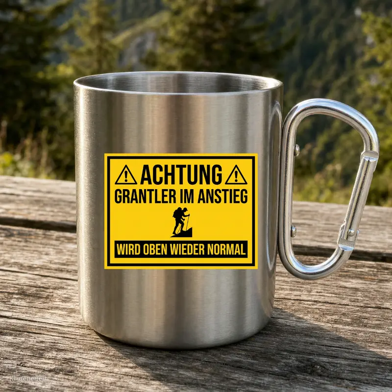 Grantler im Anstieg Karabinertasse