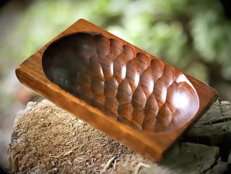 handgeschnitzte Holzschüssel "Gerda"