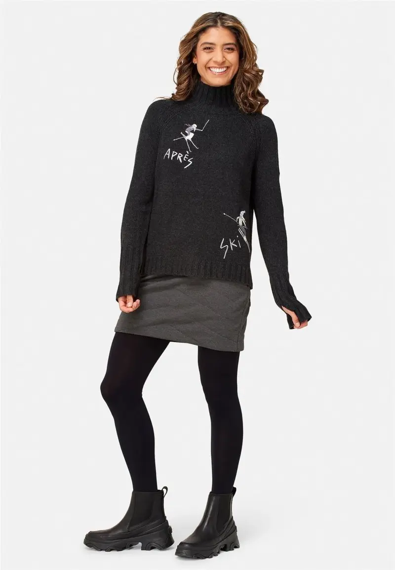 Janica Sweater Pullover Damen - black