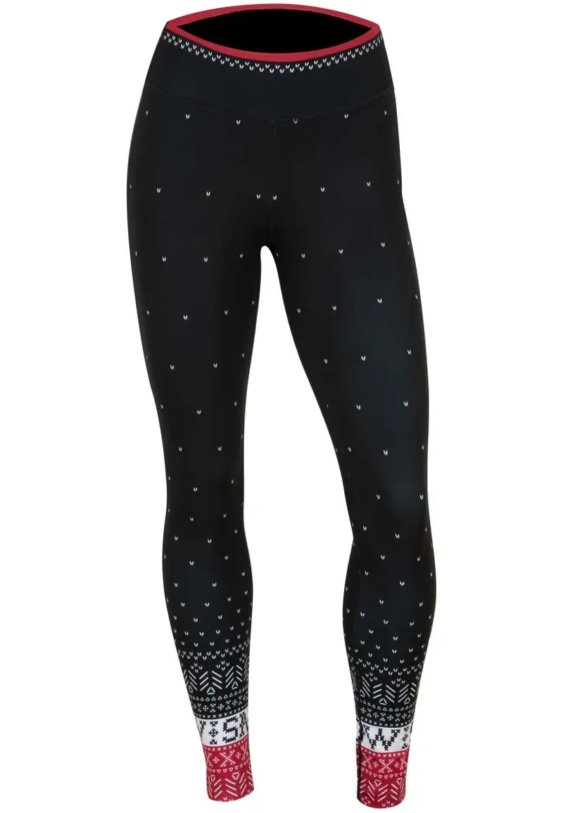 Let It Snow Legging Damen - black