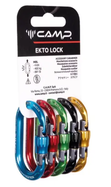 Materialkarabiner EKTO LOCK 5er Pack