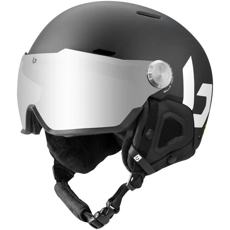 Might Visor Skihelm - black matte