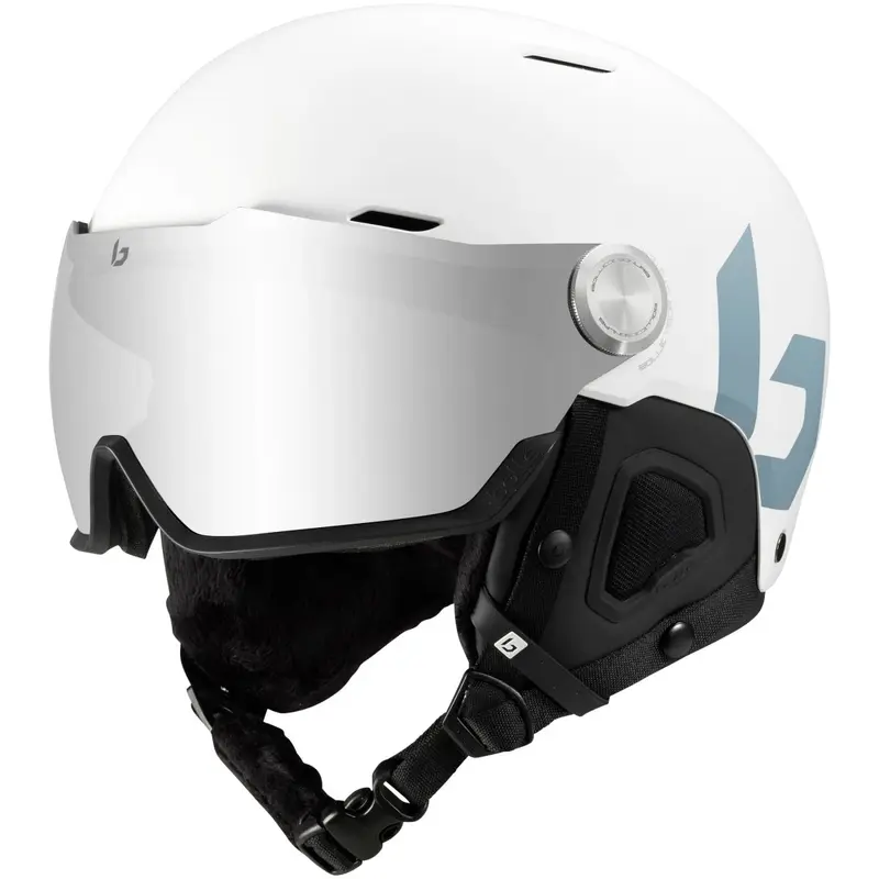 Might Visor Skihelm - offwhite matte