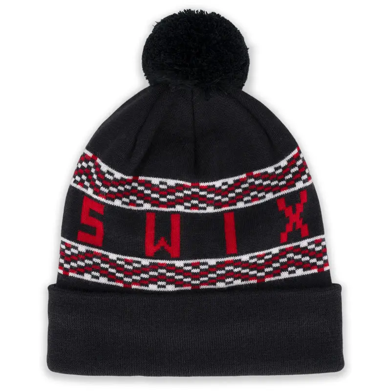Nordic Wool Beanie Mütze - jet black