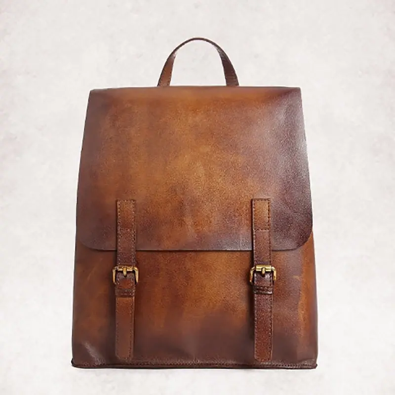 Olgon ➪ Vintage Lederrucksack