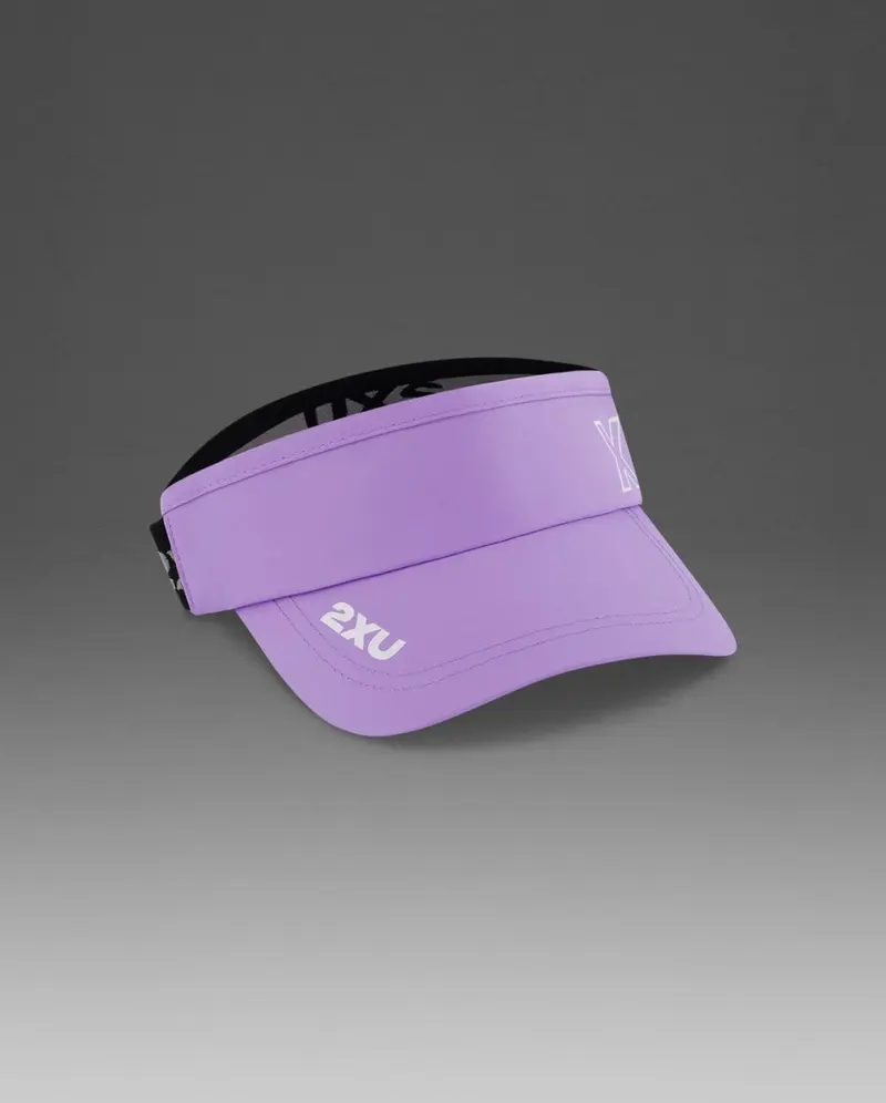Performance Visor Cap - grape fizz/white
