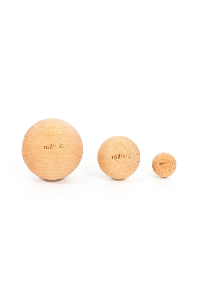 rollholz Kugel Set