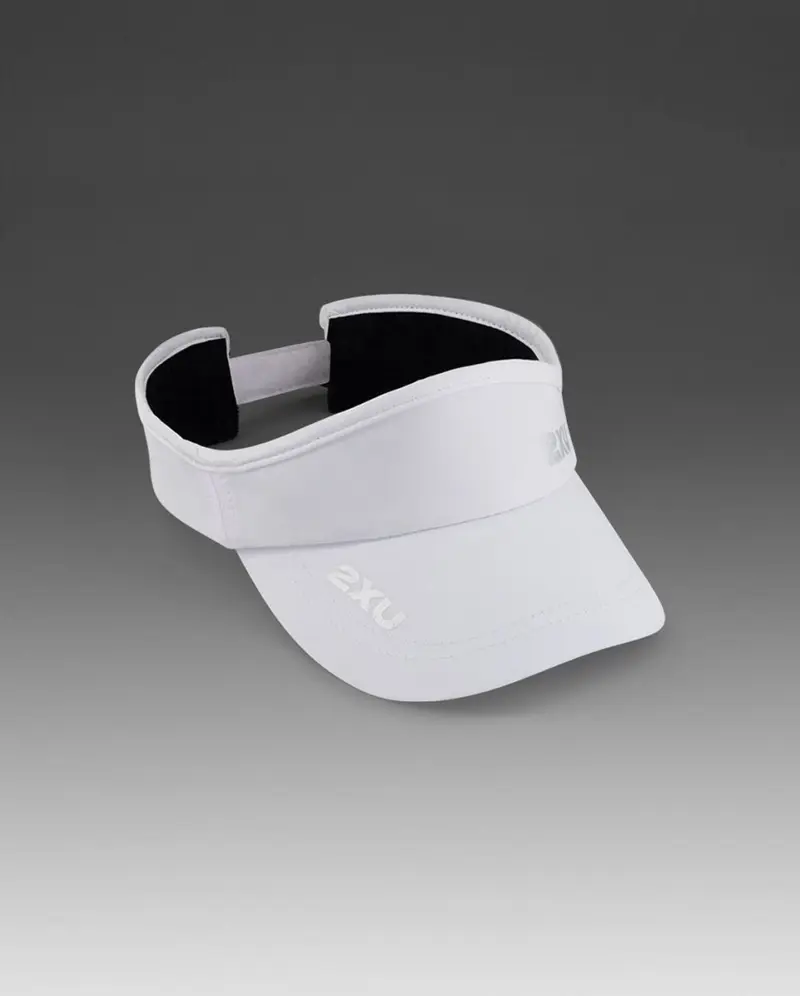 Run Visor Schirmmütze - white/white