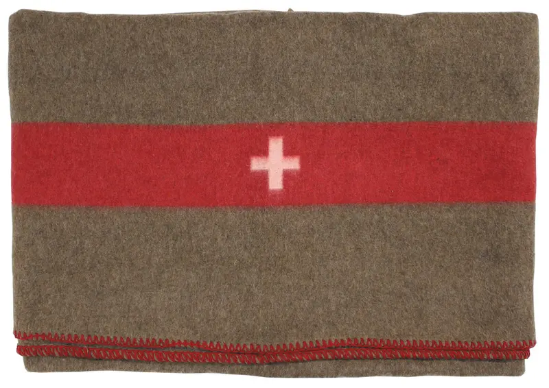 Schweiz. Wolldecke