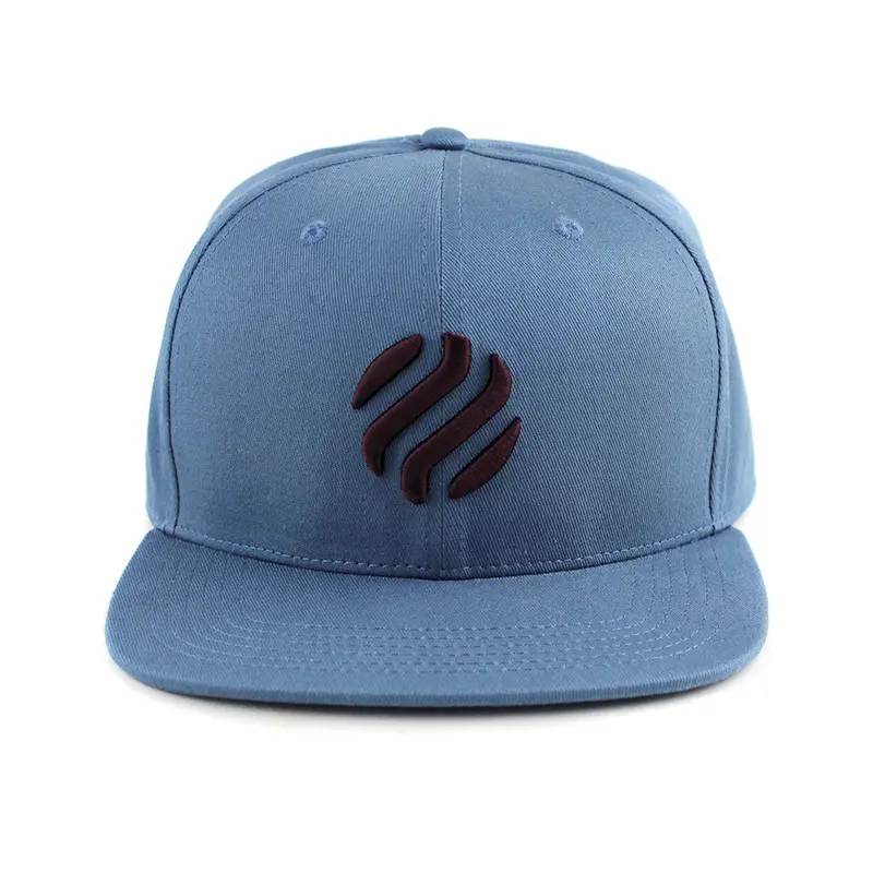 Snapback Logo; stone blue