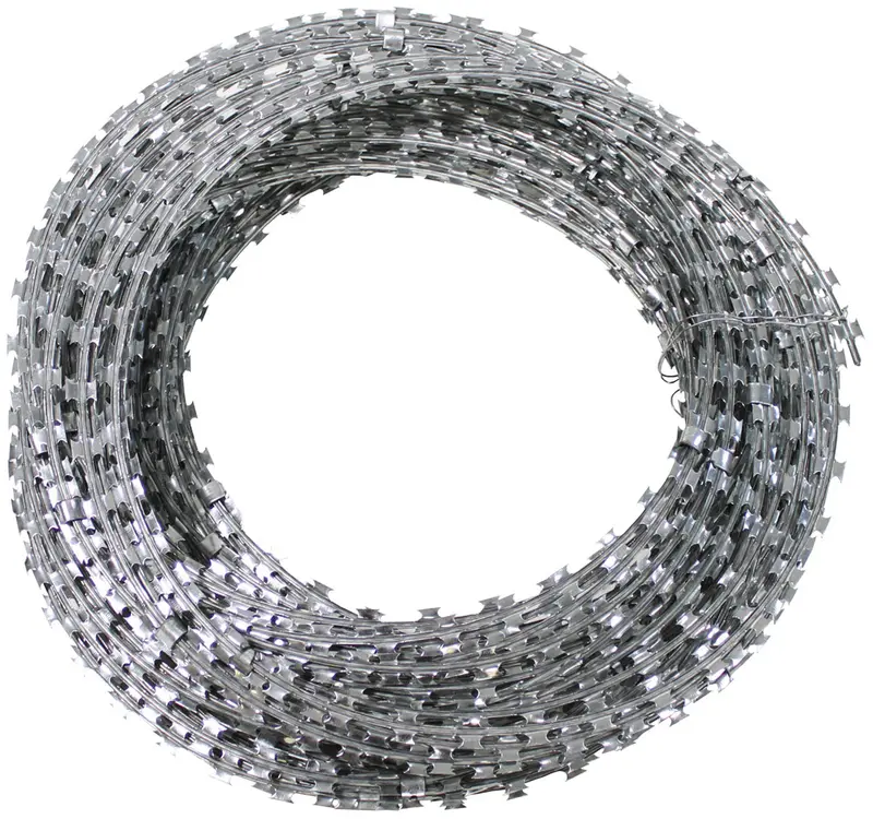 Stacheldraht, Metall verzinkt
