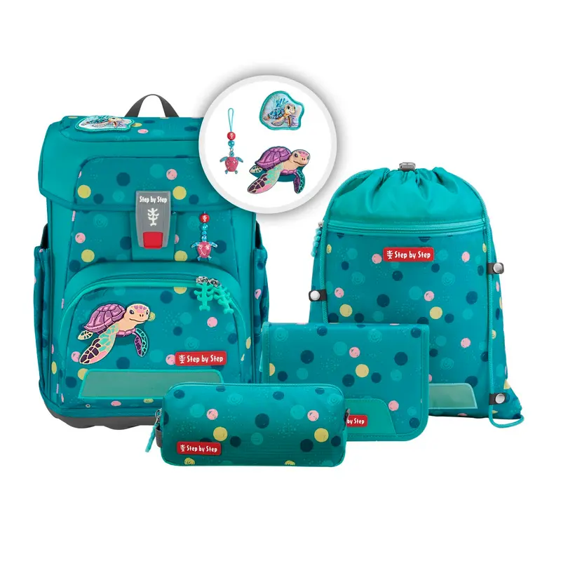 Step by Step CLOUD Schulranzen-Set "Turtle Josie", 5-teilig
