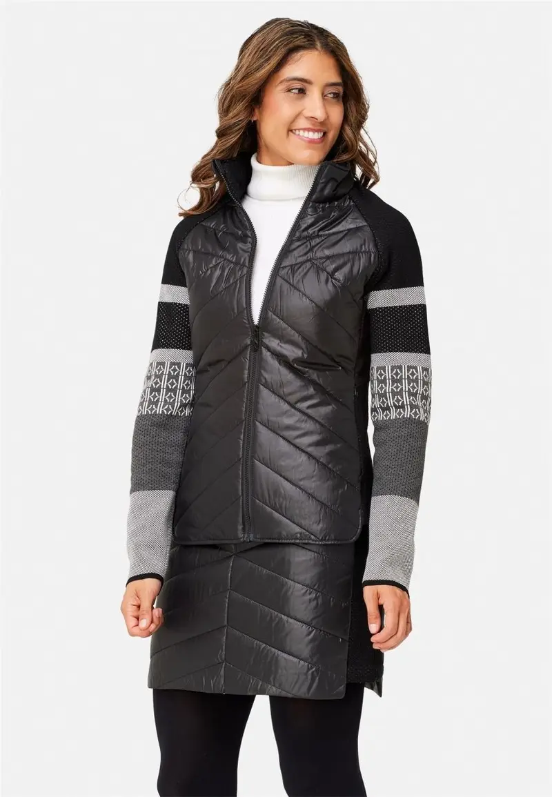Switchback Jacket Damen - black kk stripe