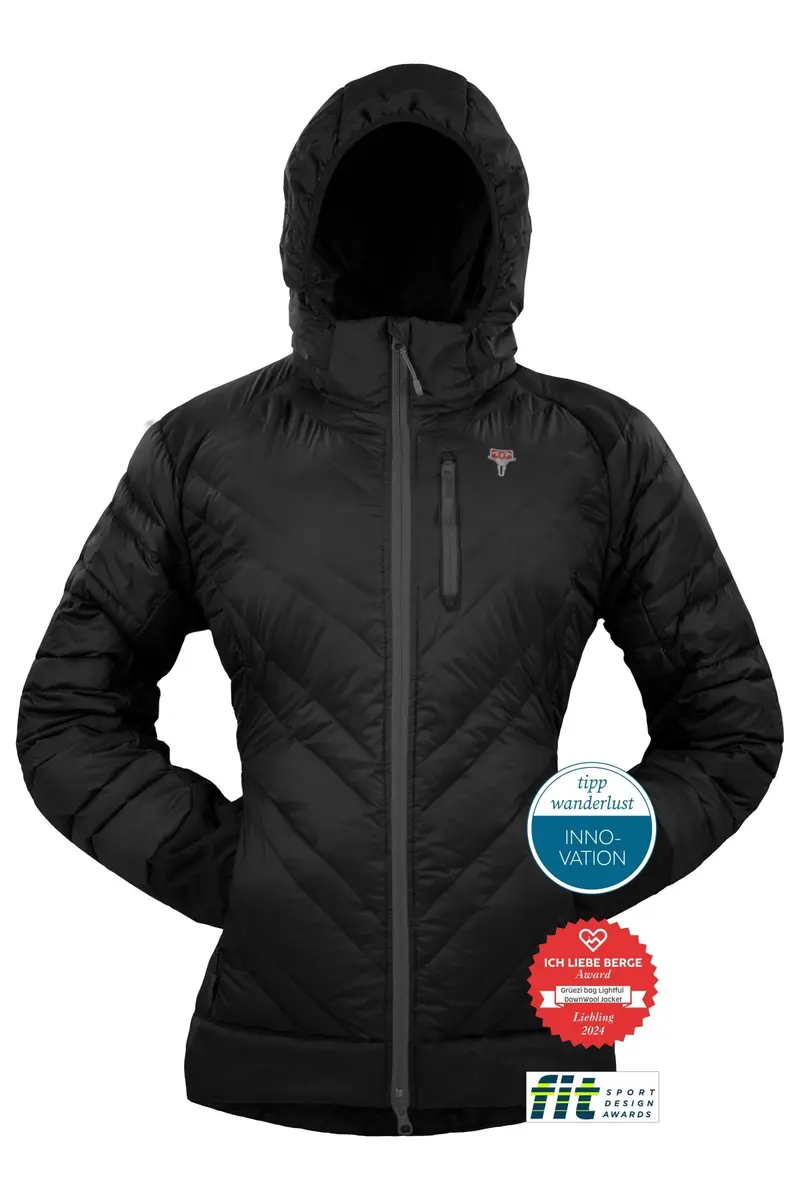 The Lightful DownWool Jacket W Isolationsjacke | BLACK