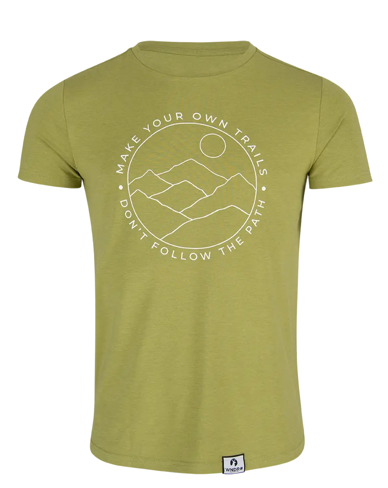 Trails - Crew Neck Front Print