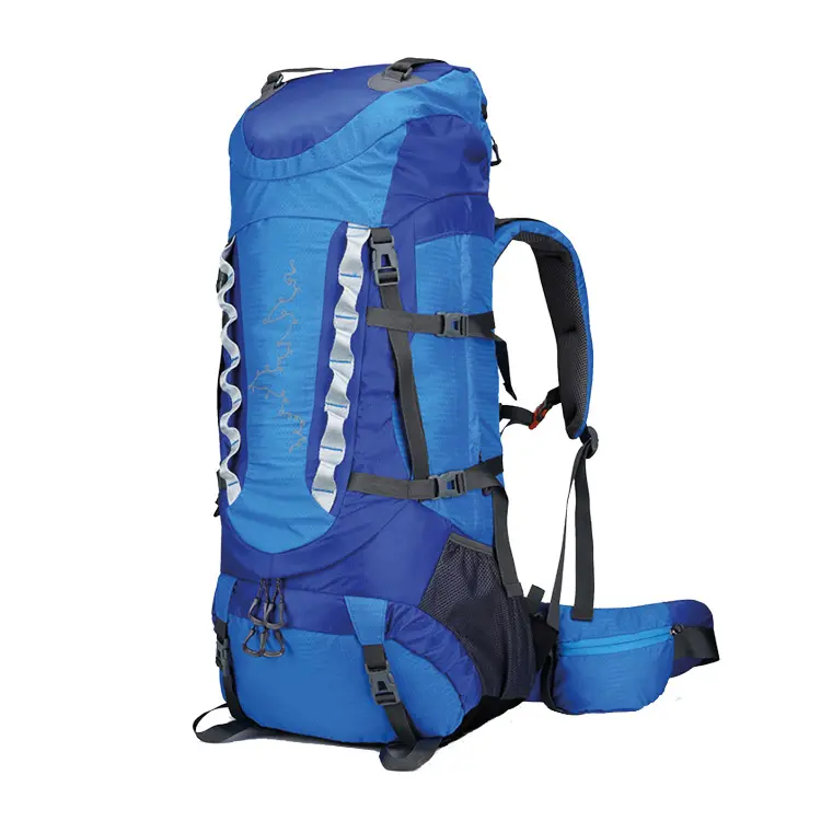 Trekking Rucksack 60L - Flussgeist (hellblau)