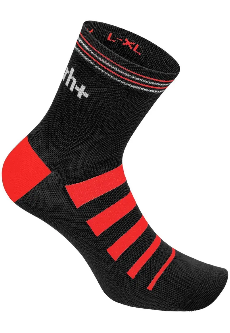 Unisex Code Sock Radsocke - black/red code