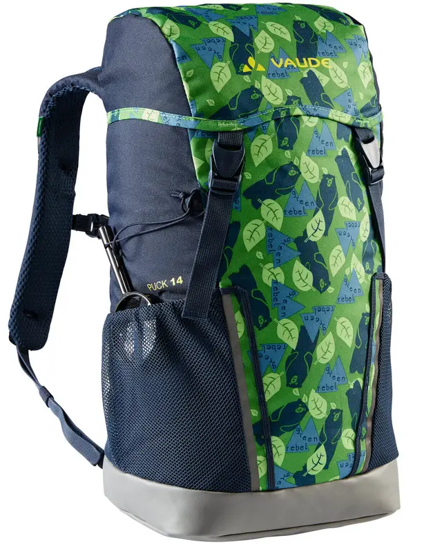 Vaude Puck 14 Kinderrucksack parrot green / eclipse